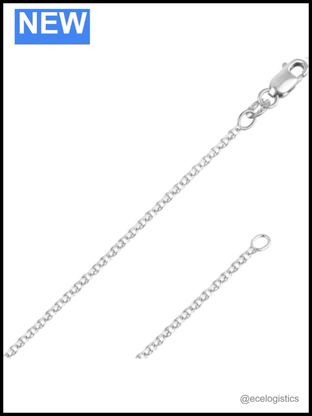 10K Yellow Gold 1.5mm Open Wheat Chain Necklace Lobster Clasp 30in